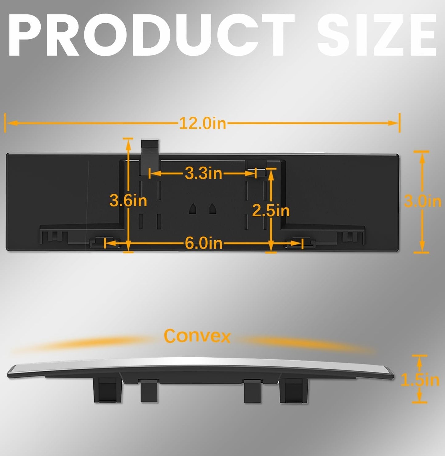 VELLAROSA - DriveSightX rear view mirror