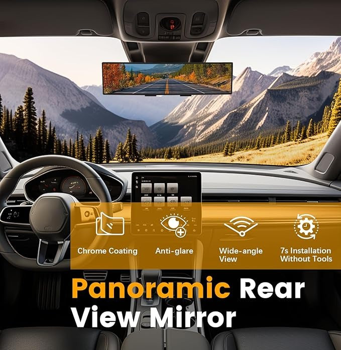 VELLAROSA - DriveSightX rear view mirror