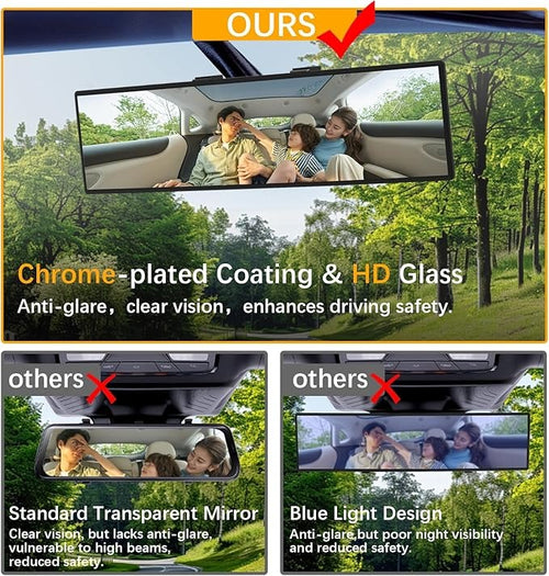 VELLAROSA - DriveSightX rear view mirror